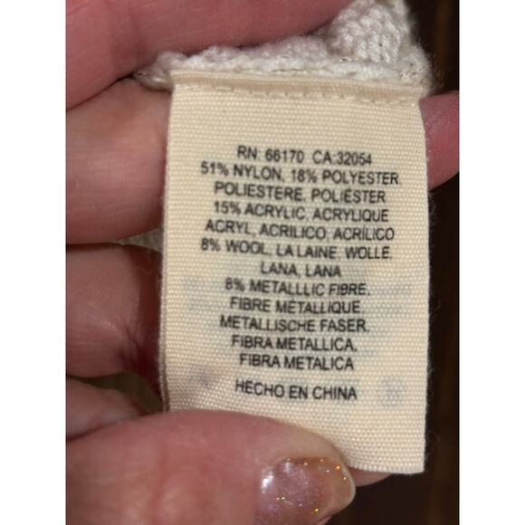 Anthropologie Kachel Shimmer Crochet Top Small - Picture 9 of 10